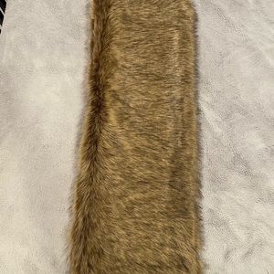 Faux fur wrap